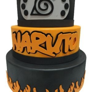 Bolo Fake Naruto Isopor Moldado Em Eva Sem Emenda