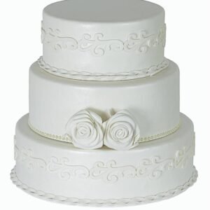 Bolo Fake 3 Bases Decorado Sem Emenda