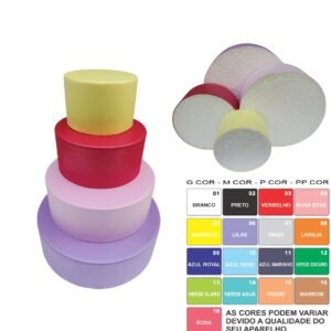 Bolo Fake Maquete Eva Sem Emenda Pronto Para Decorar 4 Bases Maciça