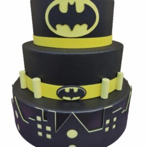 Bolo Fake Batman Isopor Moldado Em Eva Sem Emenda