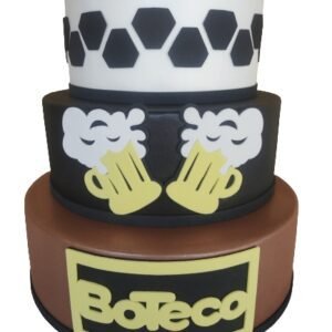 Bolo Fake Boteco Isopor Moldado Em Eva Sem Emenda