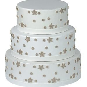 Bolo Fake Dance Balada Night Club Branco