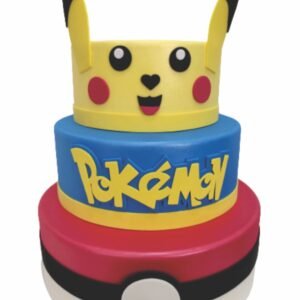 Bolo Fake Pokemon Isopor Moldado Em Eva Sem Emenda